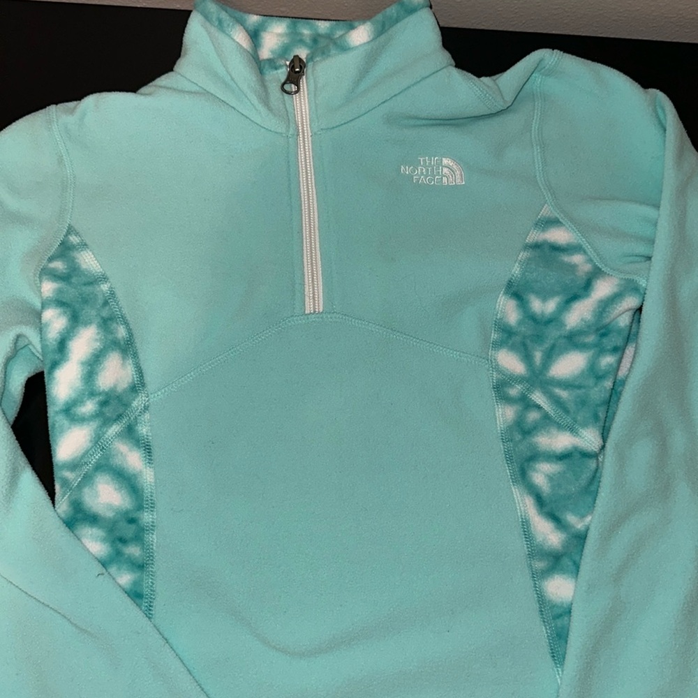 Kids North Face 3/4 zip fleece